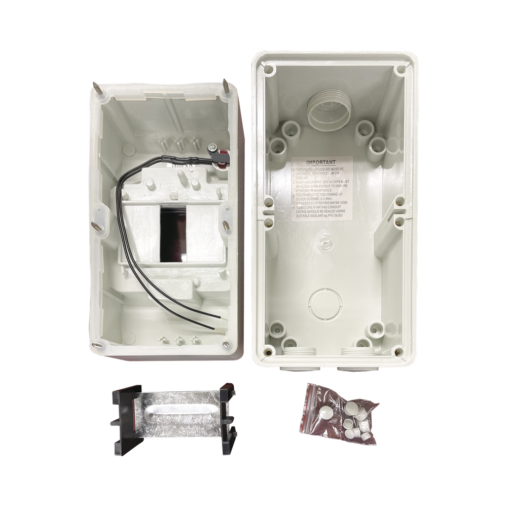 Gabinete Plástico para Exterior IP66 para Riel Din EPCOM POWERLINE F56CB4N - SILYMX