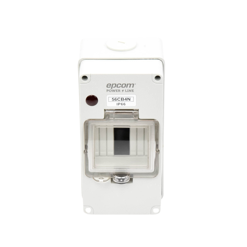 Gabinete Plástico para Exterior IP66 para Riel Din EPCOM POWERLINE F56CB4N - SILYMX