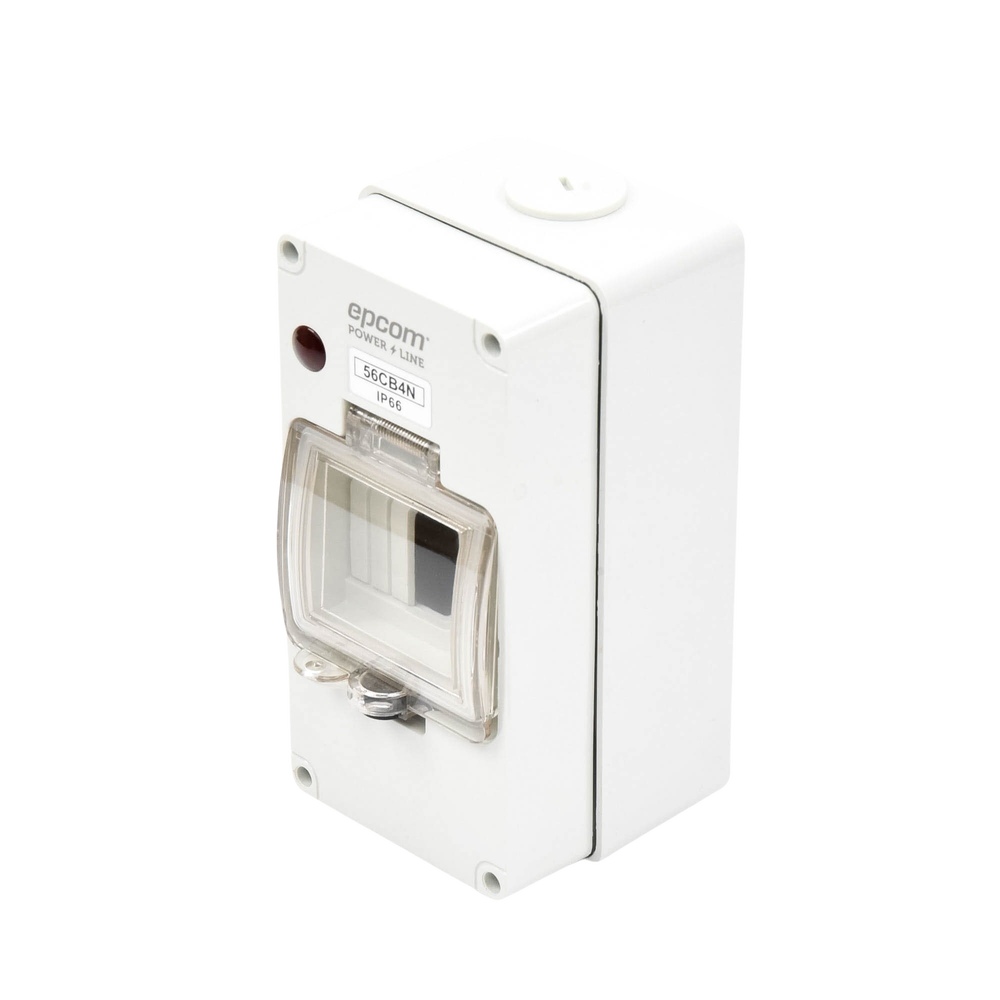 Gabinete Plástico para Exterior IP66 para Riel Din EPCOM POWERLINE F56CB4N - SILYMX