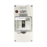 Gabinete Plástico para Exterior IP66 para Riel Din EPCOM POWERLINE F56CB4N - SILYMX