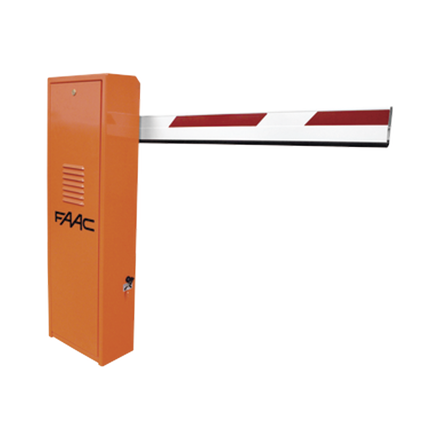 Kit de Barrera FAAC 620 RPD con Pluma Rectangular sin Iluminación Equipo Hidráulico de Uso Intensivo Hasta 2 Millones de Ciclos Antes de Presentar una Falla Severa FAAC-620-R