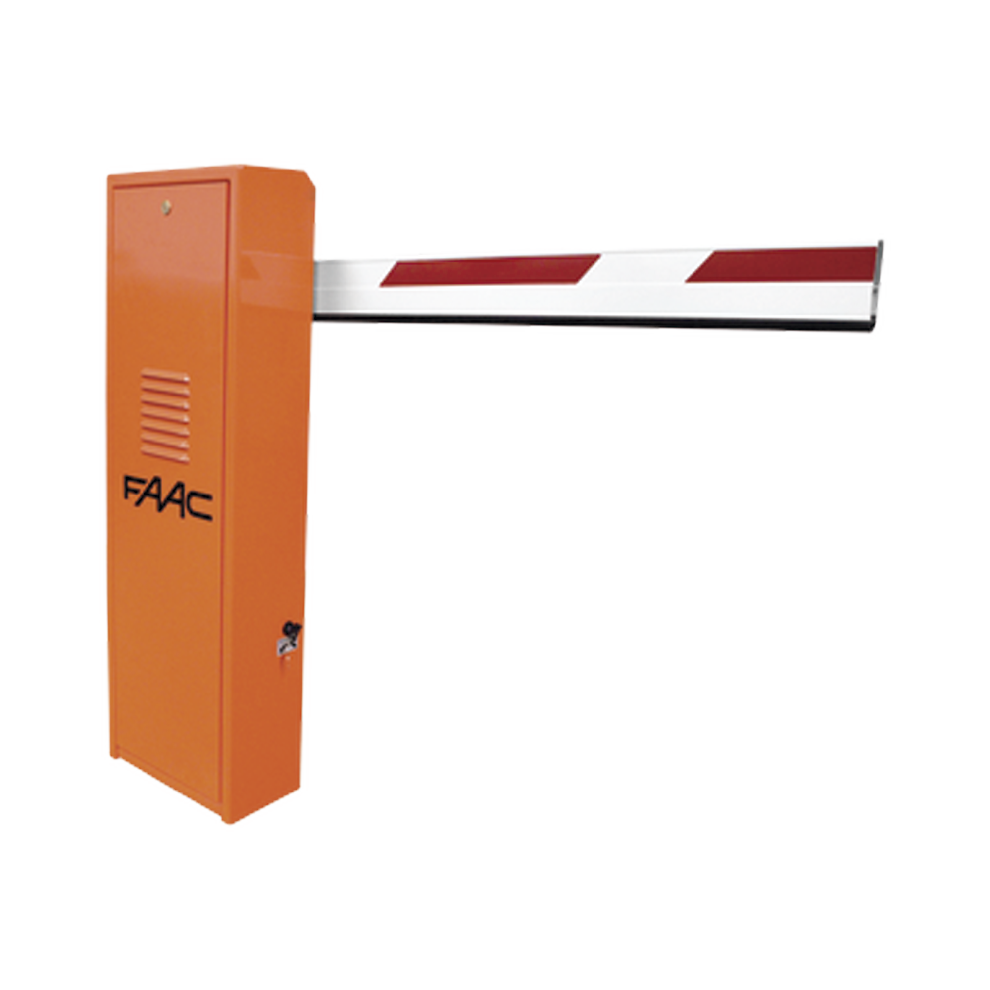 Kit de Barrera FAAC 620 RPD con Pluma Rectangular sin Iluminación Equipo Hidráulico de Uso Intensivo Hasta 2 Millones de Ciclos Antes de Presentar una Falla Severa FAAC-620-R