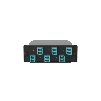 PANDUITFC2ZN-12-10ASCasete OptiCom de Fibra Óptica Multimodo OM4, Con Conector MPO a 6 LC Duplex, Polaridad Método A, Pérdida de Inserción Estándar - SILYMX