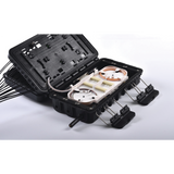 Caja de Distribución Fibra Óptica 24 Empalmes IP65 Exterior SC/APC | FIBERHOME FDP-420E-16 - SILYMX