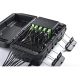 Caja de Distribución Fibra Óptica 24 Empalmes IP65 Exterior SC/APC | FIBERHOME FDP-420E-16 - SILYMX