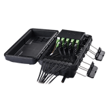 Caja de Distribución Fibra Óptica 24 Empalmes IP65 Exterior SC/APC | FIBERHOME FDP-420E-16 - SILYMX