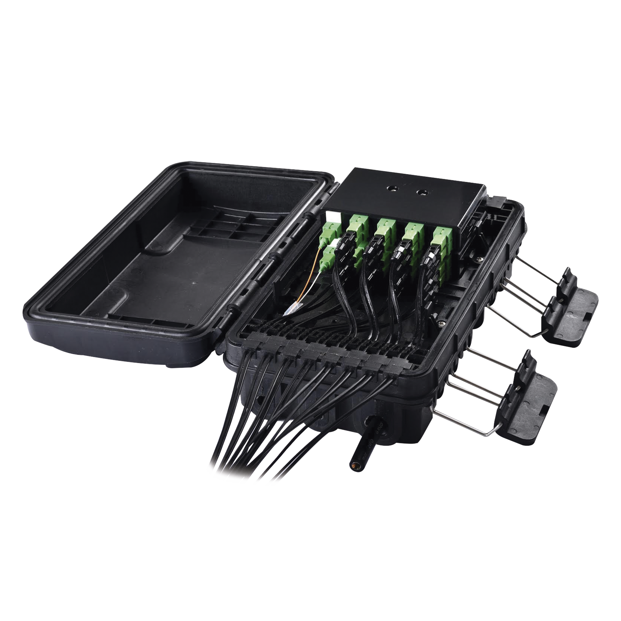 Caja de Distribución Fibra Óptica 24 Empalmes IP65 Exterior SC/APC | FIBERHOME FDP-420E-16 - SILYMX