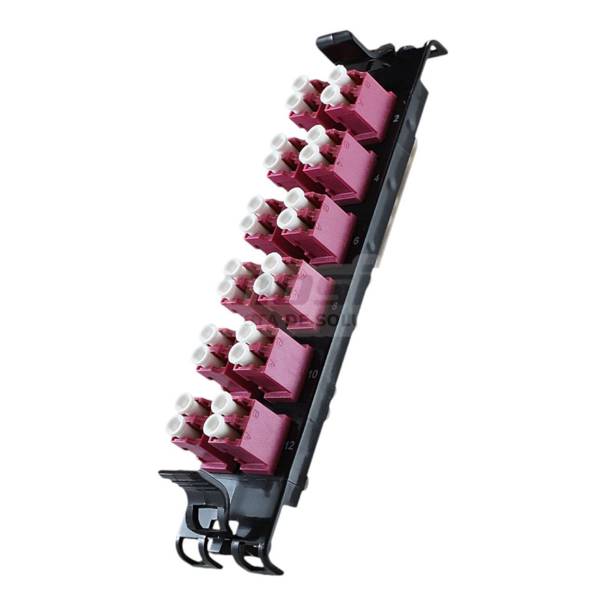 Panel De Fibra Belden Ff4x12ld 12 Puertos Lc Duplex 24 Fibras Tipo Multimodo Om4 Linea Ecx - SILYMX