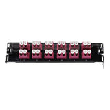 Panel De Fibra Belden Ff4x12ld 12 Puertos Lc Duplex 24 Fibras Tipo Multimodo Om4 Linea Ecx - SILYMX