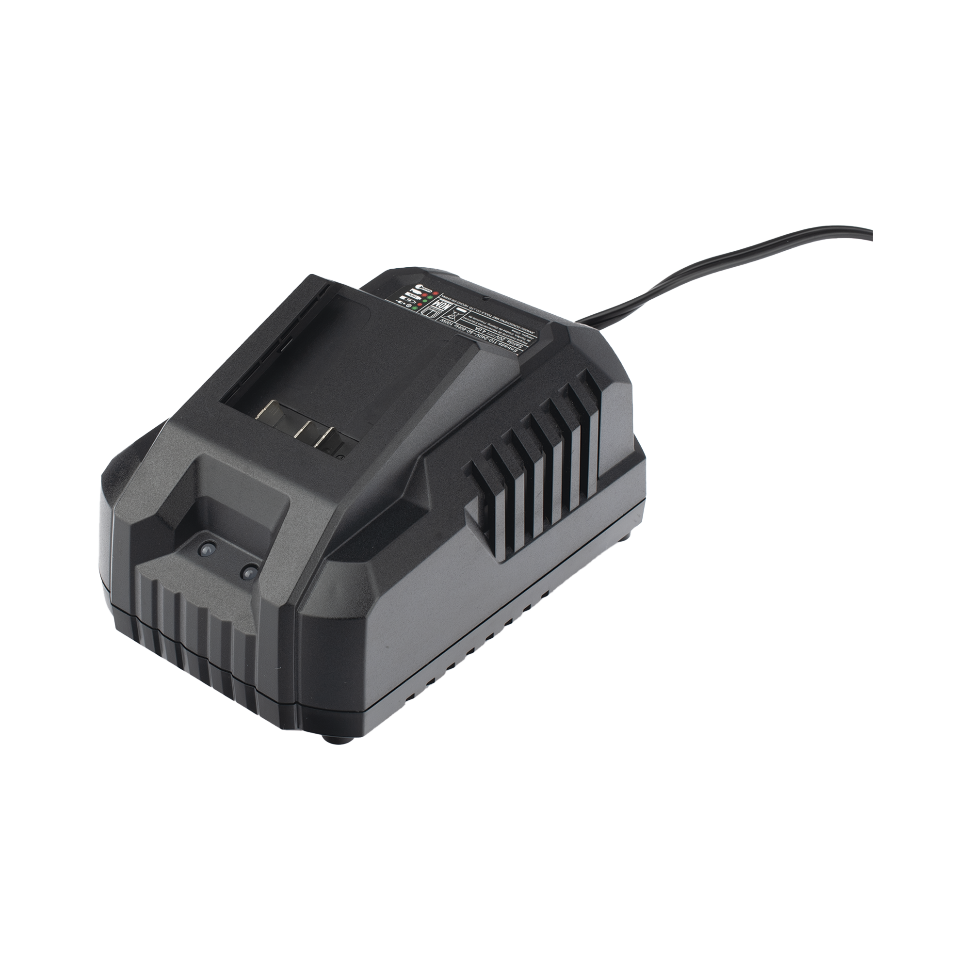 Cargador de Baterías 20V 4.0Ah / Entrada 110V / Protección contra Sobrecarga y Sobrecalentamiento / Diseño Compacto