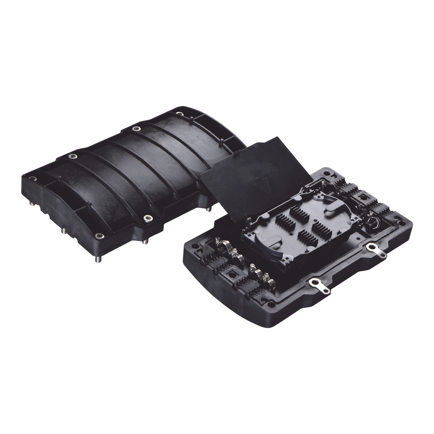 Caja de Empalme Fibra Óptica Horizontal IP68 48 Empalmes Exterior – Fiberhome FITOSC320-H8 - SILYMX