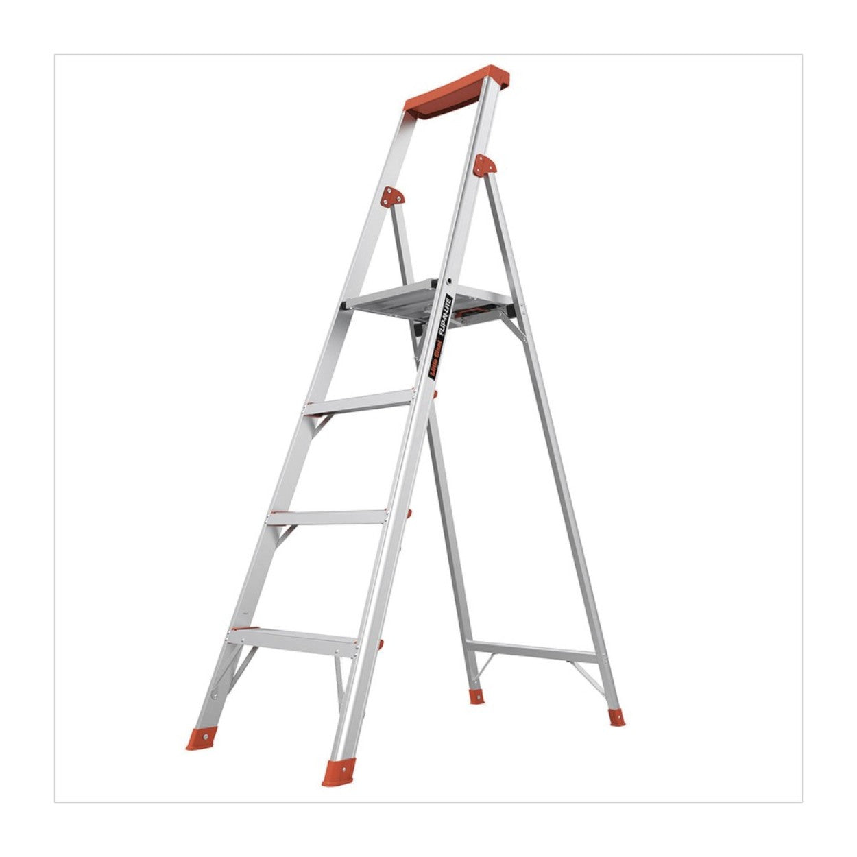 Escalera con 4 peldaños de 1.8 metros de aluminio Little Giant Ladder Systems FLIPNLITE-4C - SILYMX