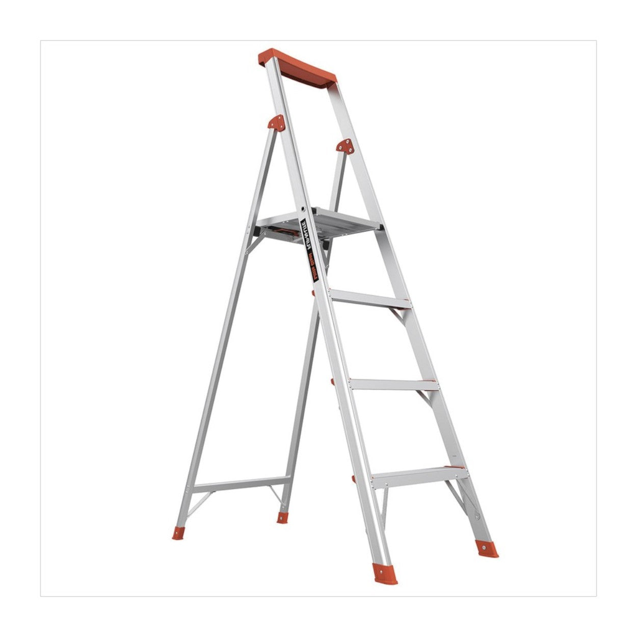 Escalera con 4 peldaños de 1.8 metros de aluminio Little Giant Ladder Systems FLIPNLITE-4C - SILYMX