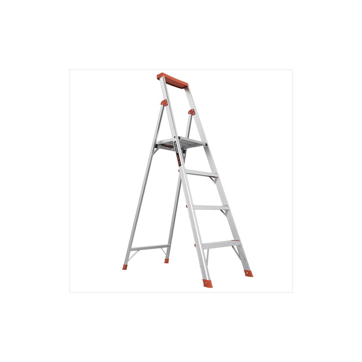 Escalera con 4 peldaños de 1.8 metros de aluminio Little Giant Ladder Systems FLIPNLITE-4C - SILYMX