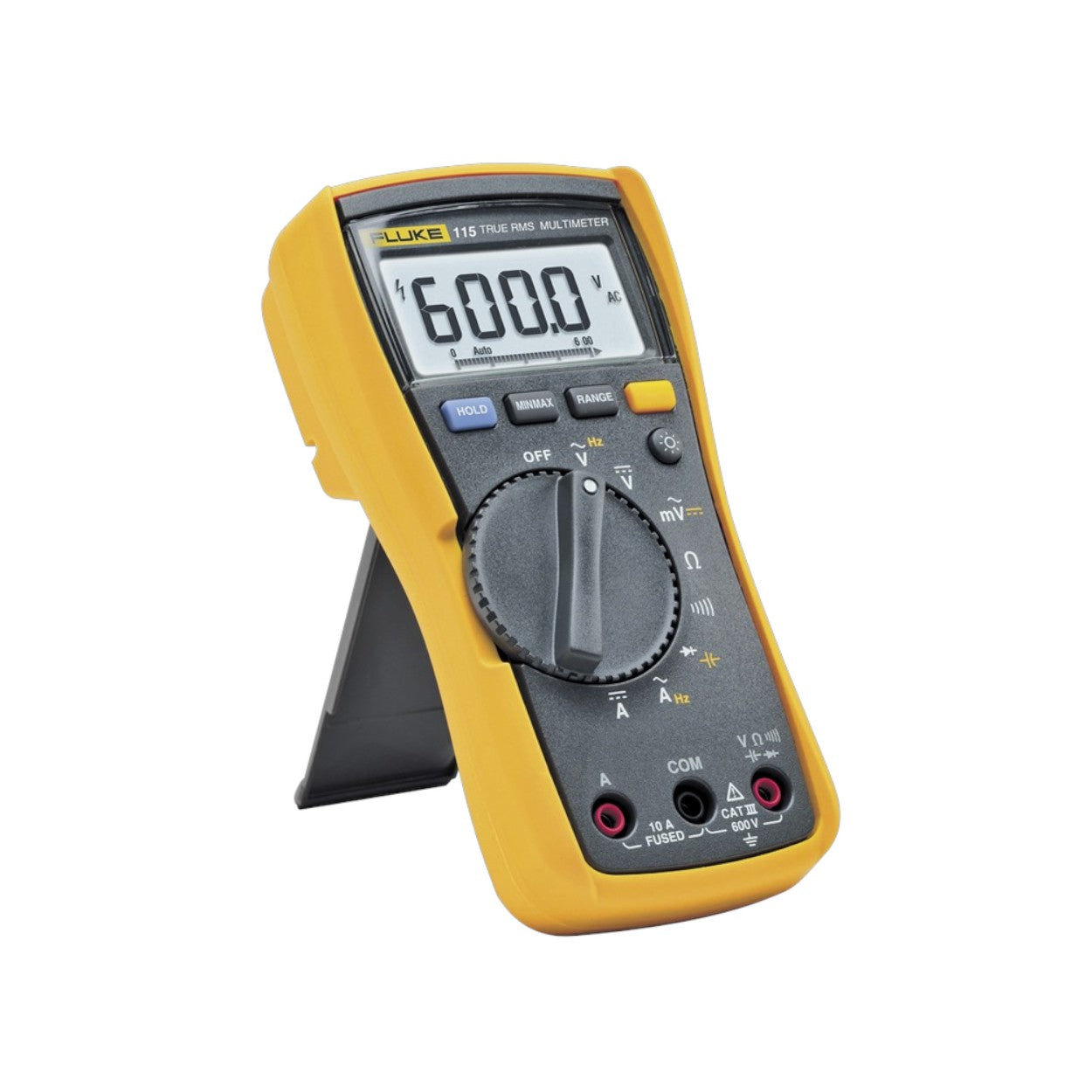 Multímetro Digital para Electricista Para Pruebas de Capacitancia y Diodos Uso con Voltaje Máximo de 600 V FLUKE-115 - SILYMX