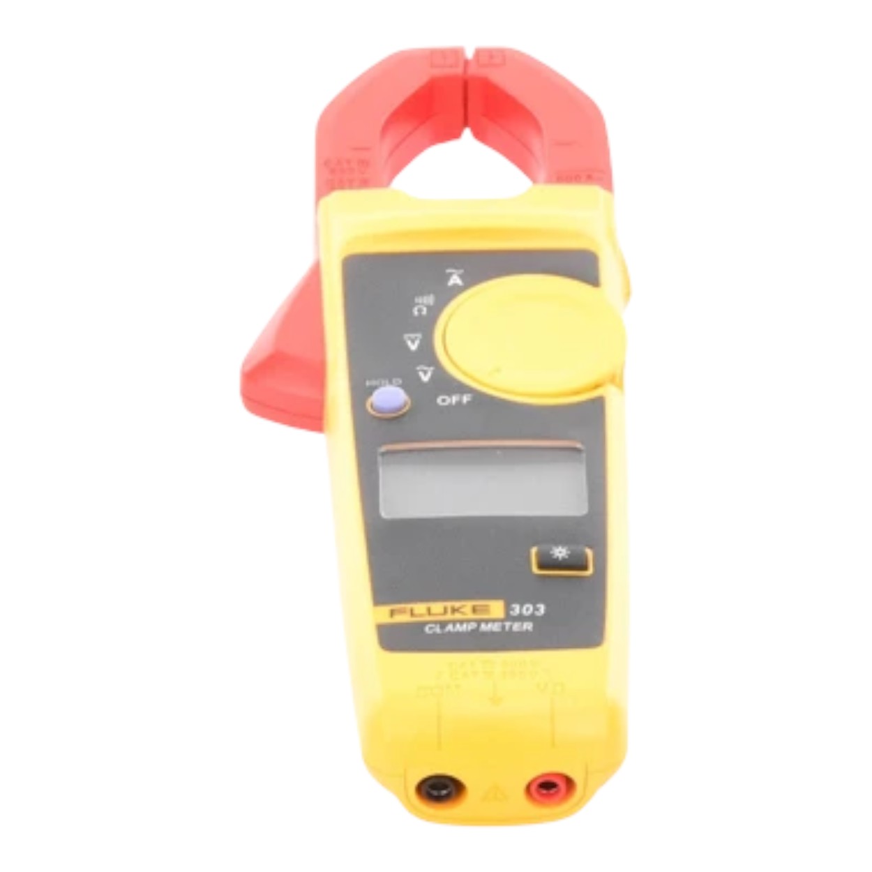 Amperimetro de Gancho Para Medida de Corriente en CA de 600 A y Tensión en CA y CC de 600V FLUKE-303/EMESP - SILYMX