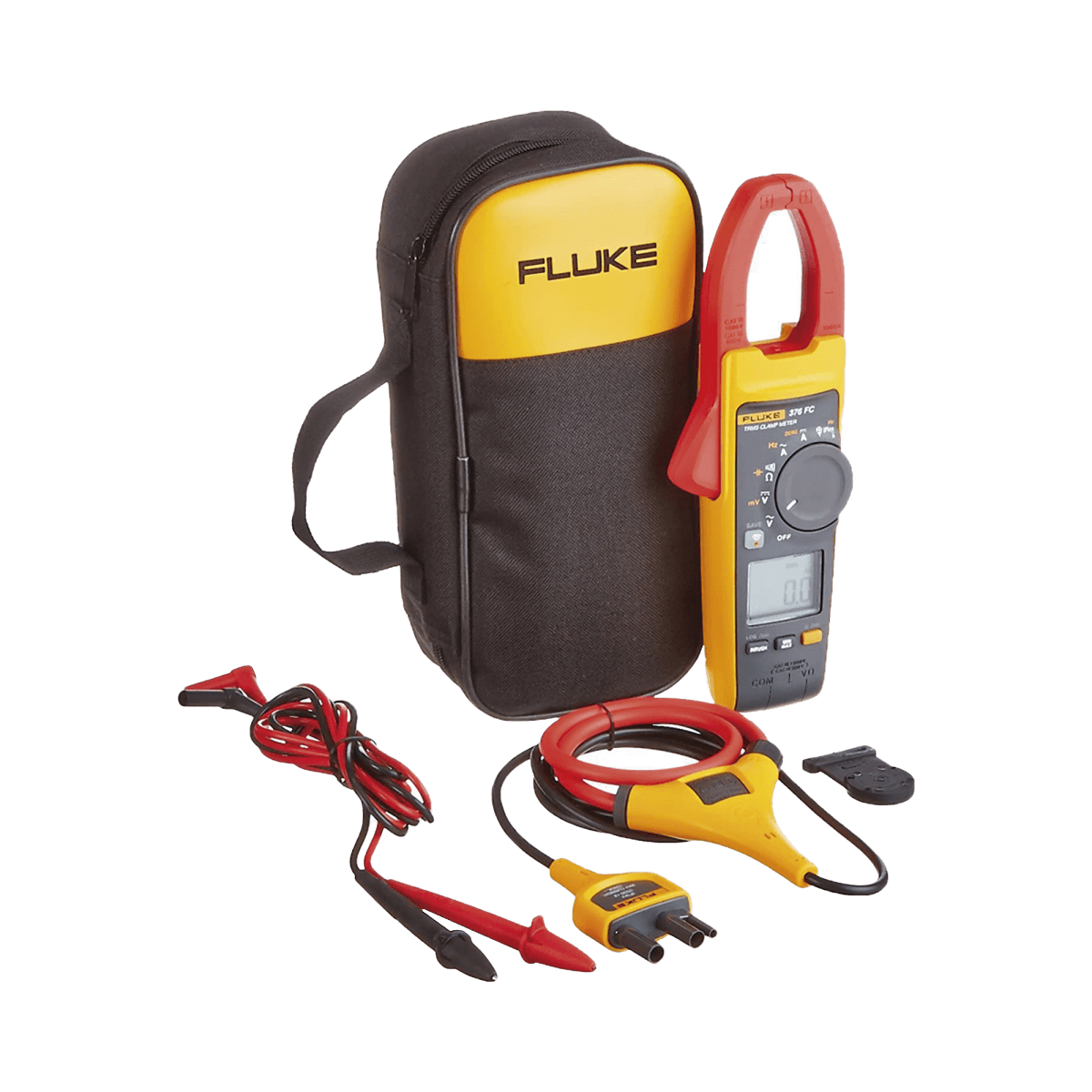 Herramientas EléctricasFLUKEFLUKE-376FCPinza Amperimétrica Fluke 376 FC – Medición CA/CC con Bluetooth y Sonda Flexible - SILYMX