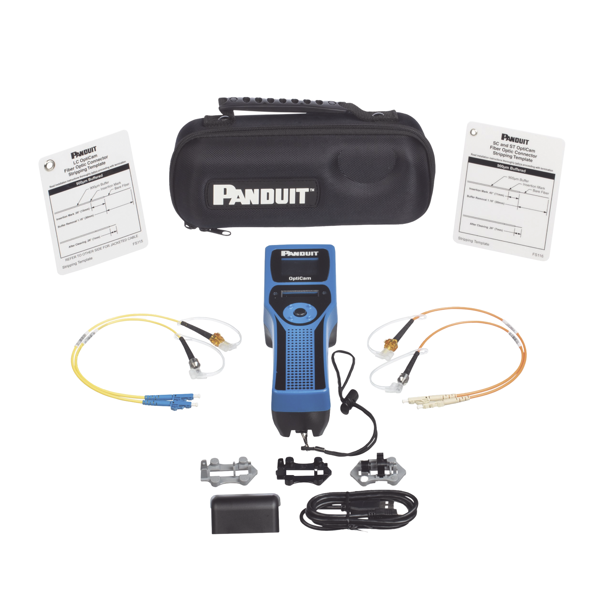 Kit de Herramienta OCTT Opticam 2 de Panduit, para Terminación de Conectores Pre-Pulidos LC, SC o ST