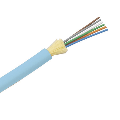 PANDUITFODPZ06YCable de Fibra Óptica de 6 Hilos, Multimodo OM4 50/125 Optimizada, Interior, Tight Buffer 900um, No Conductiva (Dieléctrica), OFNP (Plenum), Precio Por Metro - SILYMX