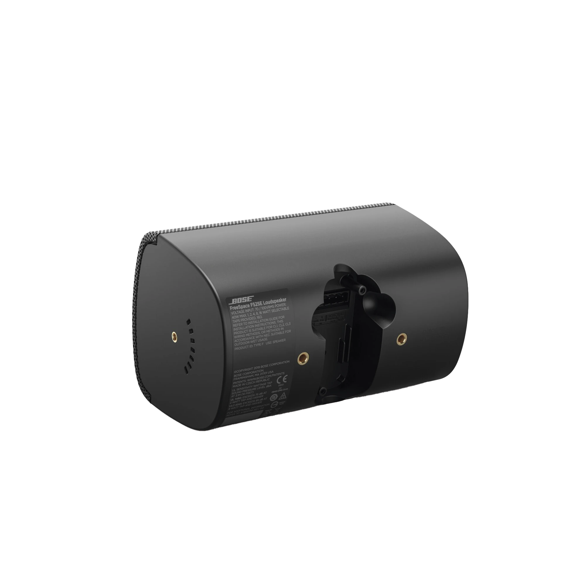 Altavoz Superficie 2.25in FreeSpace 16 Ohms 70/100V Par Negro Bose Professional FS2SE