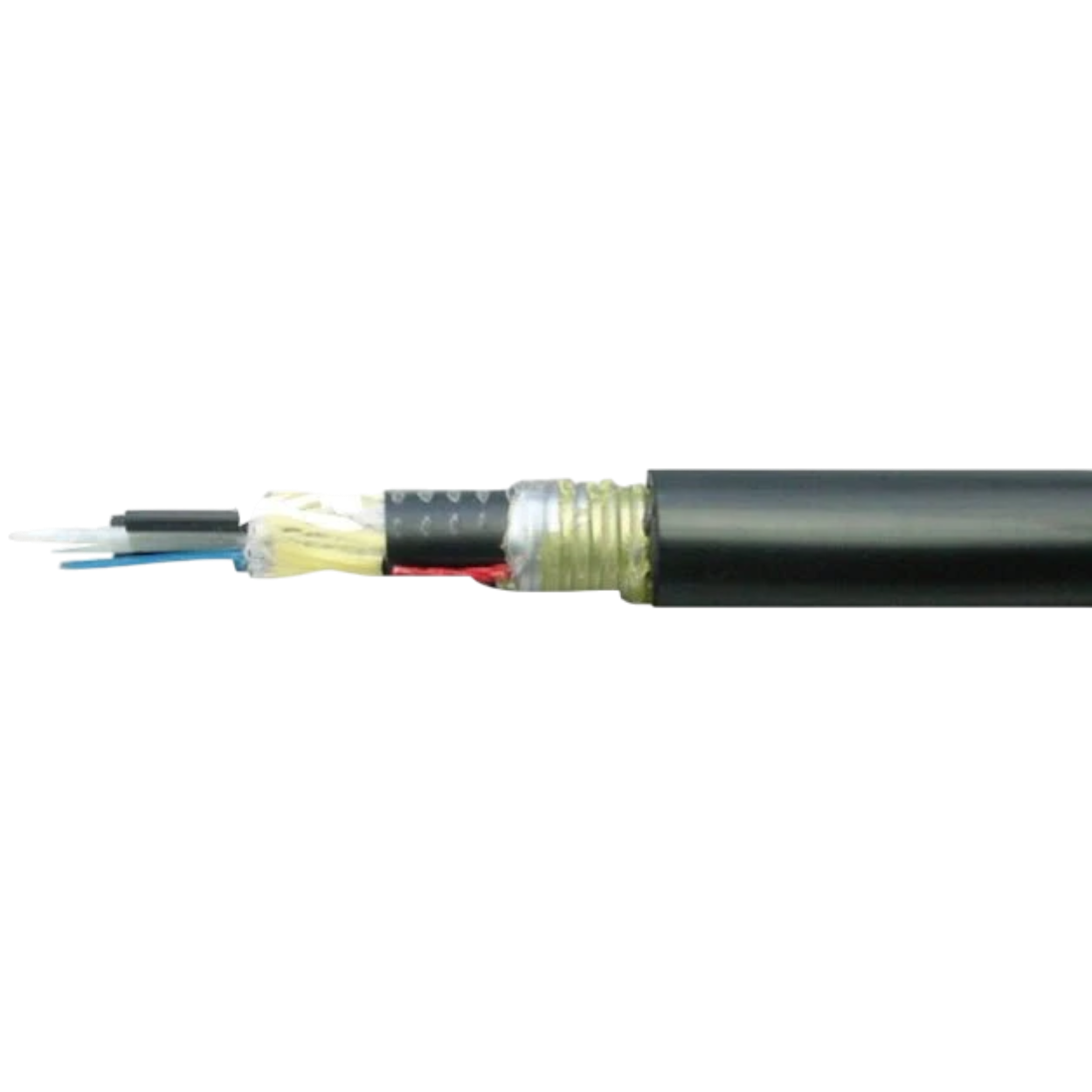 Cable Fibra Óptica Belden  OM4 de 6 Hilos Multimodo Negro  Precio por Pie FS4H0066F