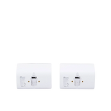 Par Altavoces Montaje Superficie 4.5in 8Ω 70V 100V Blanco Bose Professional FS4SEW