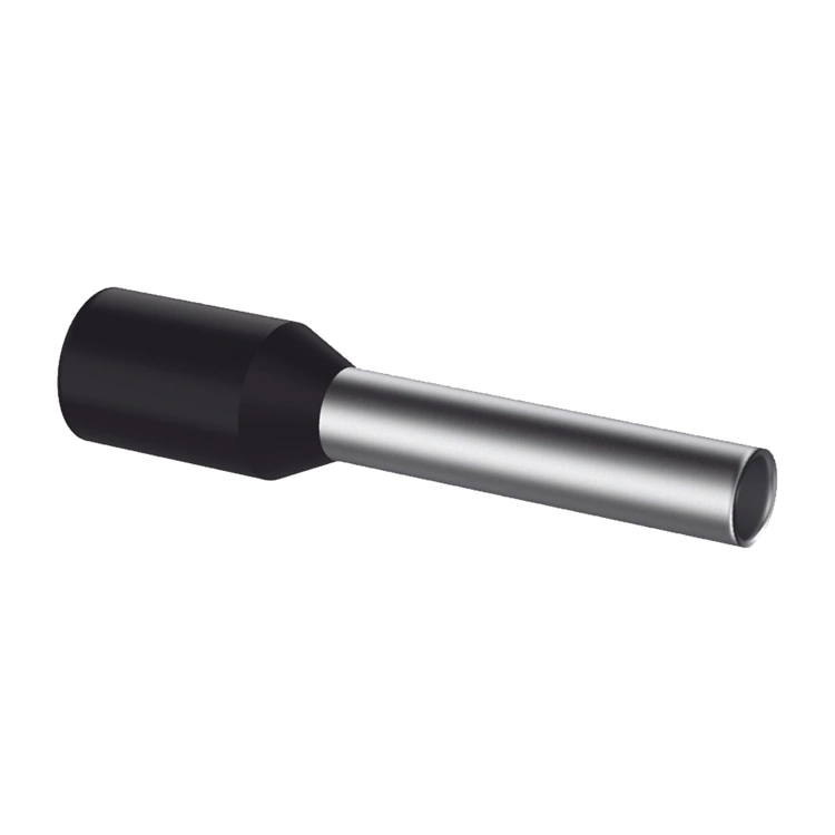 Ferrule Aislado Para Cables 16 AWG PIN de 10 mm de Longitud Mango Color Negro Paquete de 500pz FSD78-10-D - SILYMX