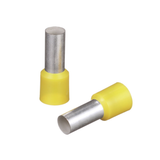 Ferrule Aislado Para Cables 4 AWG PIN de 16 mm de Longitud Mango Color Amarillo Paquete de 50pz FSD85-16-L - SILYMX