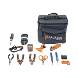 Kit de Herramientas Pro Plus para Instalación de Fibra Óptica con accesorios de limpieza de puertos conectores desforradoras de fibra óptica y medidor de potencia FTK-PP - SILYMX