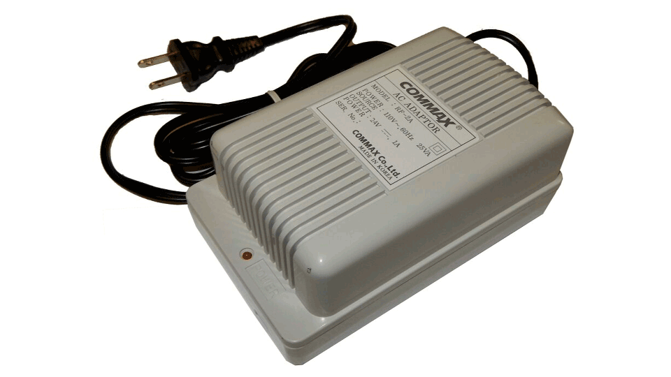 Fuente de alimentación 24V DC 1A distribuidores de piso y edificio de la línea departamental de videoporteros Modum y de audio Audiogate Modum RF-2A - SILYMX