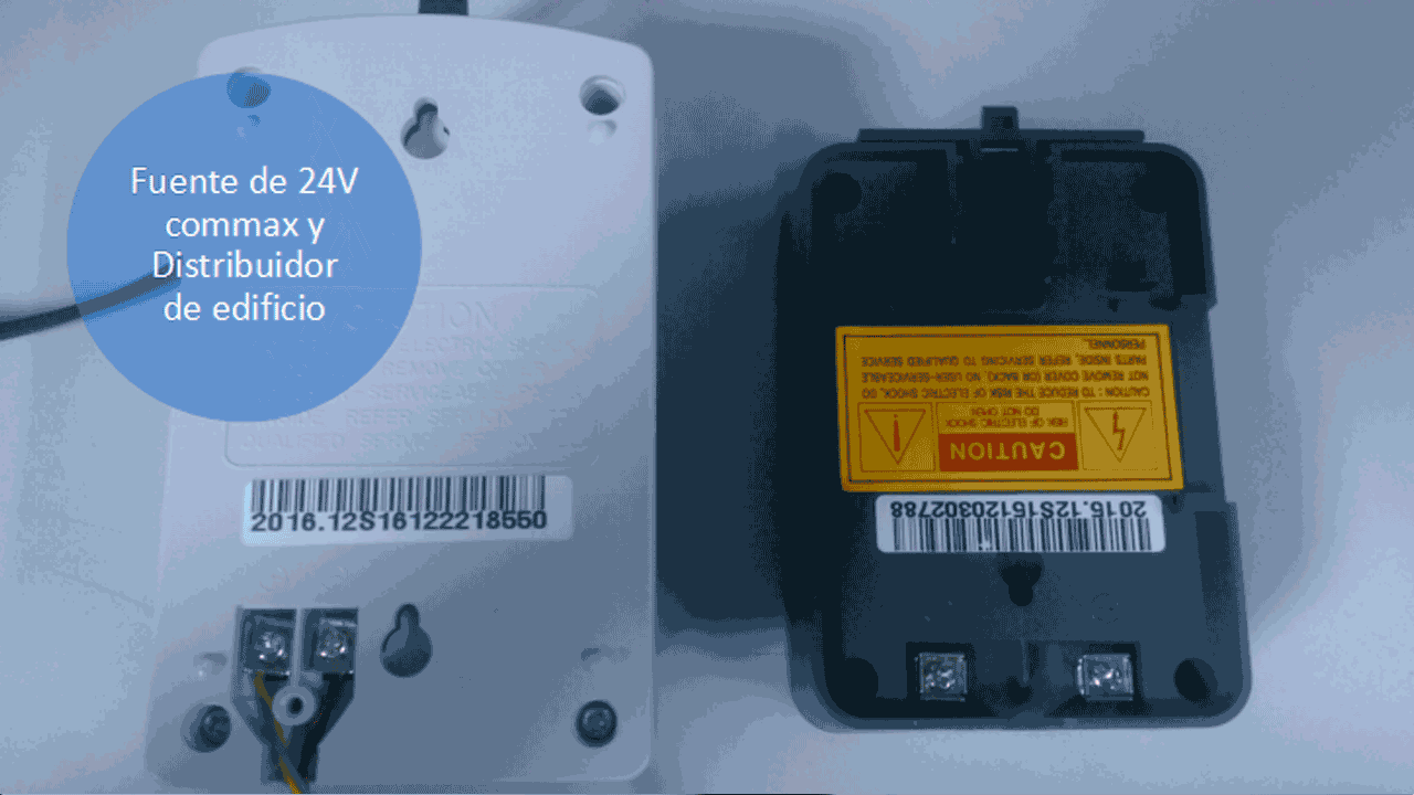 Fuente de alimentación 24V DC 1A distribuidores de piso y edificio de la línea departamental de videoporteros Modum y de audio Audiogate Modum RF-2A - SILYMX