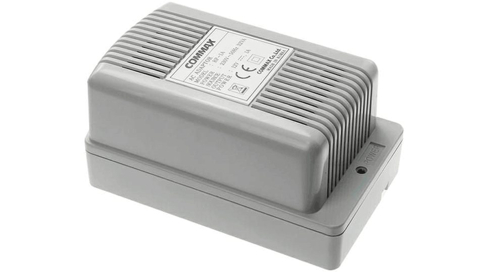 Fuente de alimentación 24V DC 1A distribuidores de piso y edificio de la línea departamental de videoporteros Modum y de audio Audiogate Modum RF-2A - SILYMX