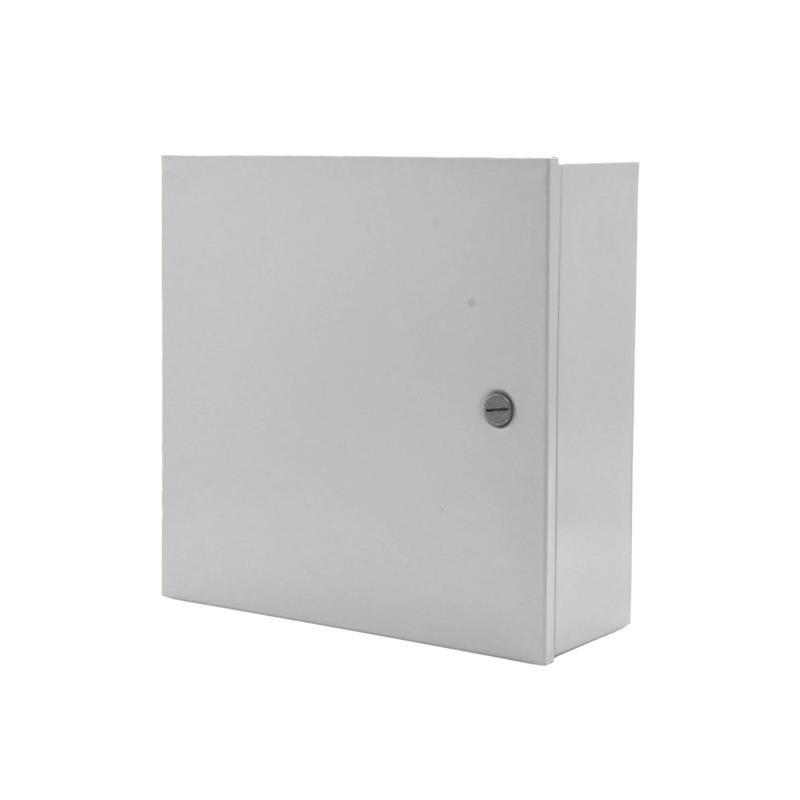 Gabinete de Acero Uso Interior Nema 1 de 40 x 40 x 15 cm con Placa Interna Tipo Telefónico G1-4040-15 - SILYMX