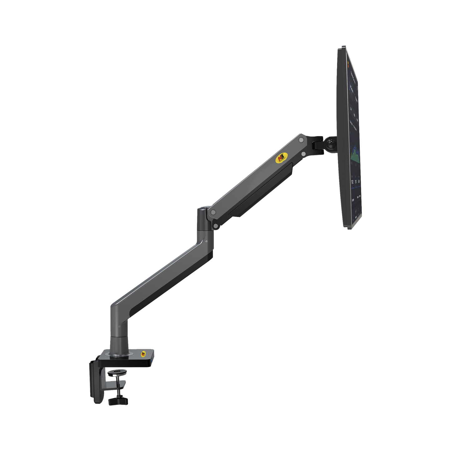 Soporte de Escritorio Articulado / Monitores 22-40" / Carga 15 kg (33 lbs) / VESA 75x75 y 100x100 / Giro 360° / Altura 320 mm (1.05 ft)