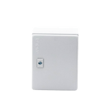 Gabinete de Acero Nema 4 -IP 66 de 20 x 25 x 15 cm Platina y certificado UL ANCLO G4A-252015-UL - SILYMX