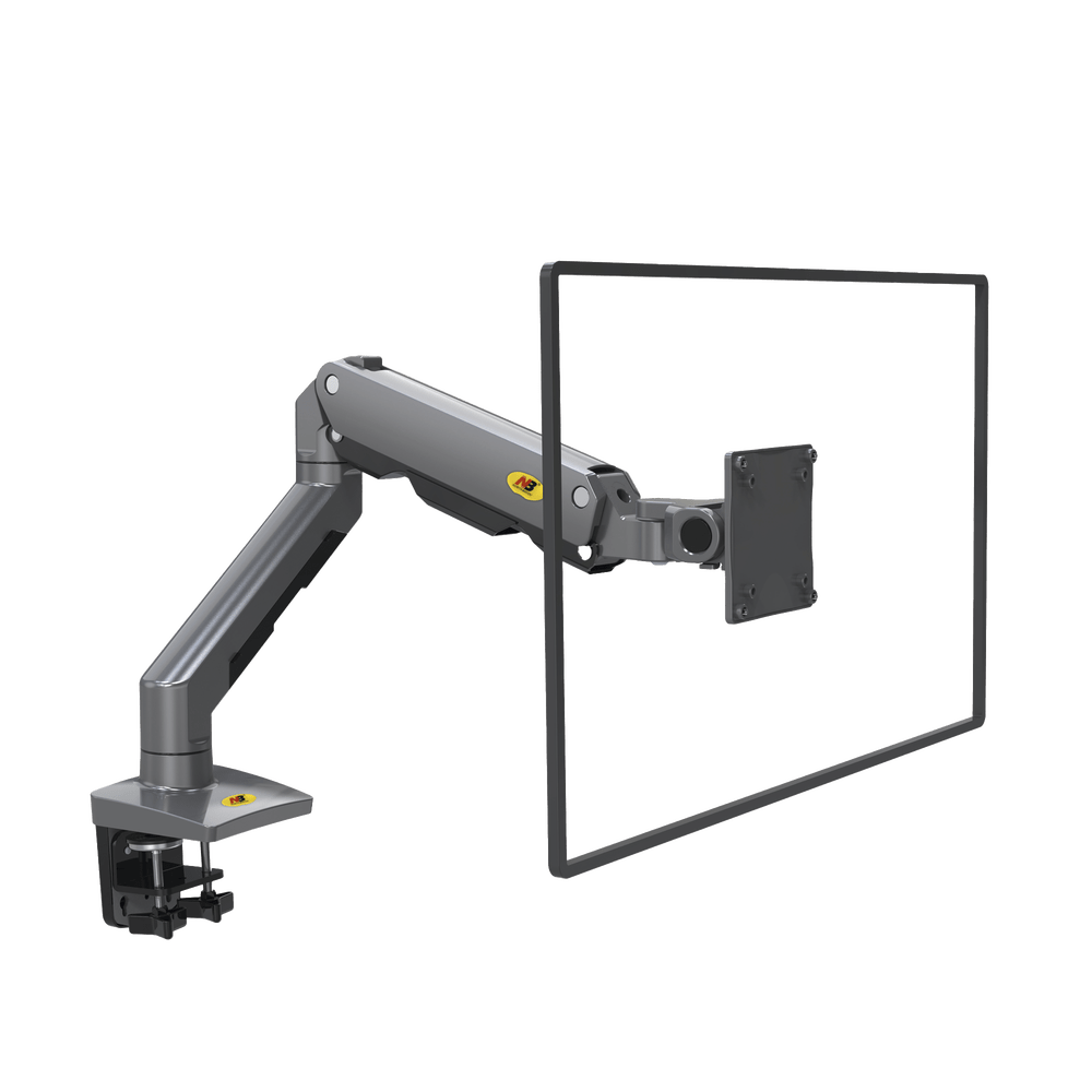 Montaje de Escritorio Articulado para Monitores de 27-45" Soporta hasta 15 kg Vesa 75 x 75 100 x 100 Acero Giro: 360° - SILYMX