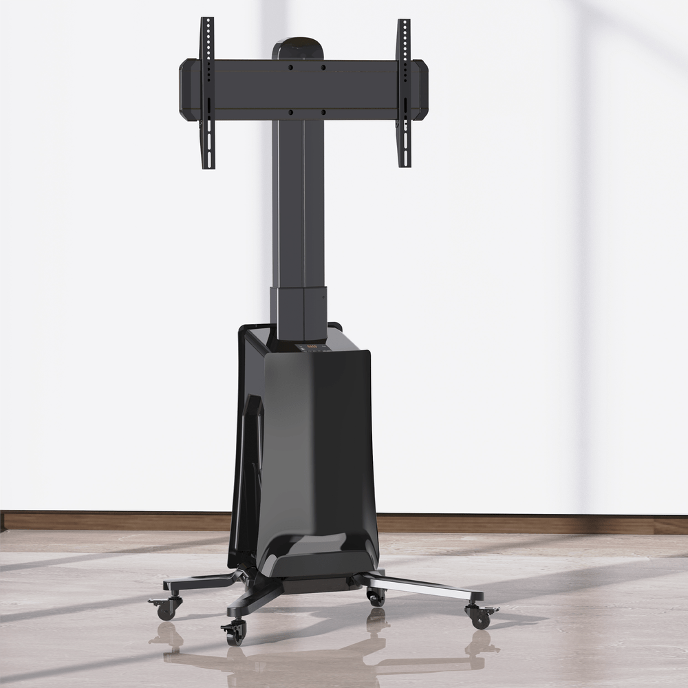 MONTAJE DE PISO MOVIL PARA PANTALLAS 55-80IN AJUSTABLE MOTORIZADO  G85NB EPCOM - SILYMX