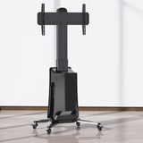 MONTAJE DE PISO MOVIL PARA PANTALLAS 55-80IN AJUSTABLE MOTORIZADO  G85NB EPCOM - SILYMX