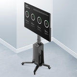 MONTAJE DE PISO MOVIL PARA PANTALLAS 55-80IN AJUSTABLE MOTORIZADO  G85NB EPCOM - SILYMX