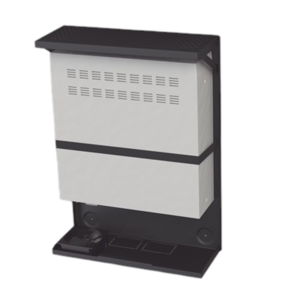 Gabinete Metálico para DVR/NVR con Chapa y llave GABVID4R3 - SILYMX