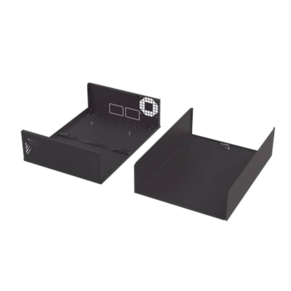 Gabinete Metálico para DVR/NVR con Chapa y llave GABVID4R3 - SILYMX