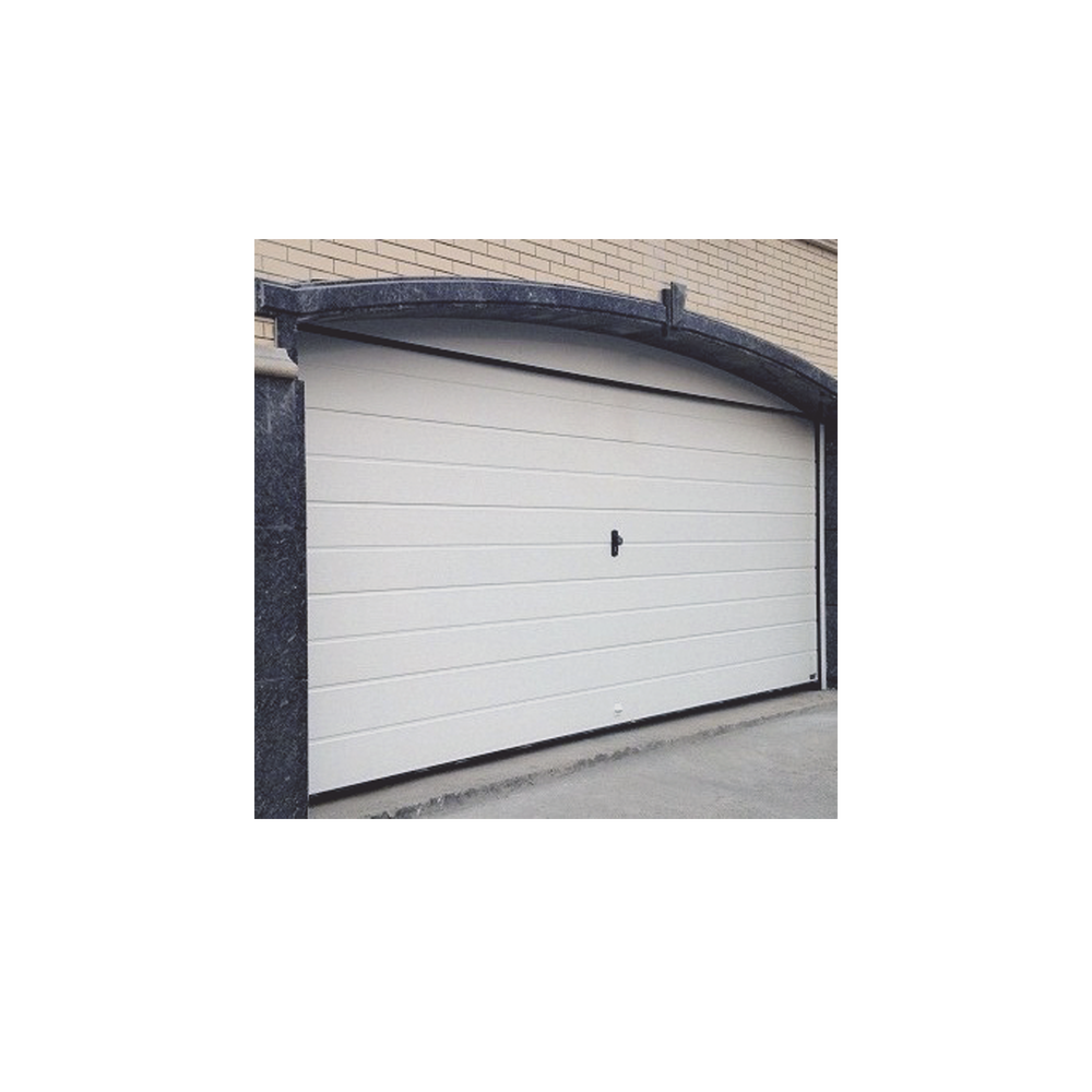 Puerta de Garage de alta calidad, Lisa color blanco 12X8 pies, AISLADA, Estilo Americana. - SILYMX