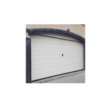 Puerta de Garage de alta calidad, Lisa color blanco 12X8 pies, AISLADA, Estilo Americana. - SILYMX