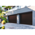 Puerta de Garage 20x9 pies Aislante Térmico 1 3/4" Imitación Madera Black Walnut ACCESSPRO GARAGE-209B