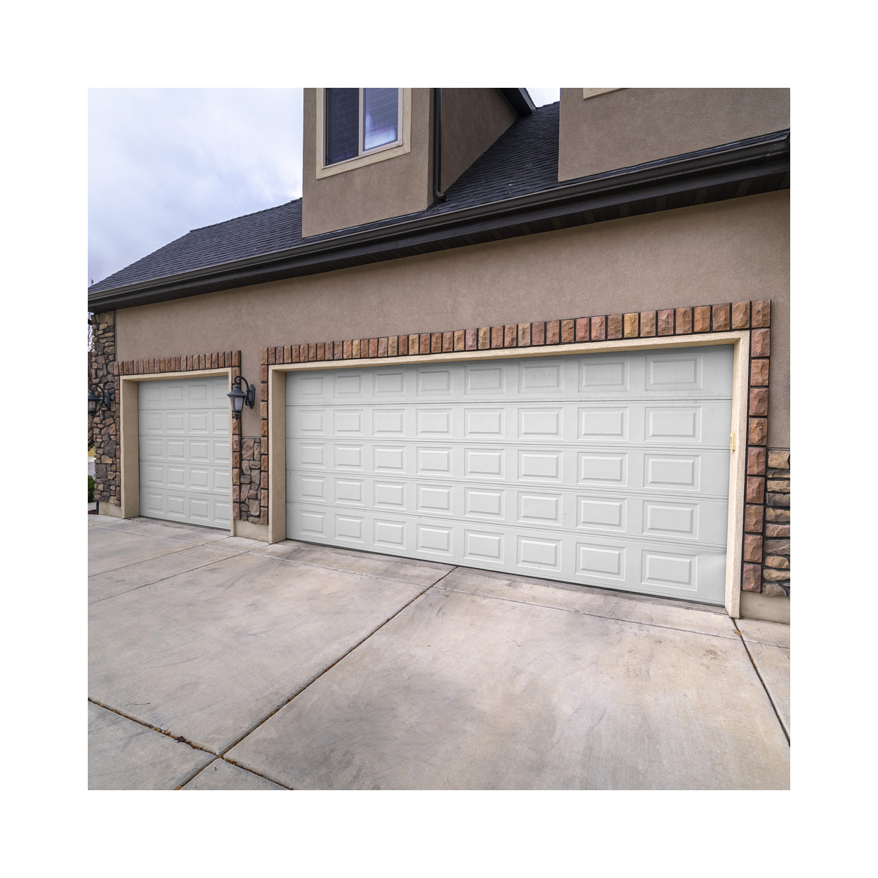 Puerta de Garage de alta calidad 18X8 pies Estilo Americana - SILYMX