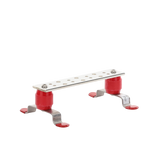 Barra De Puesta A Tierra Para Telecomunicaciones Tgb De 1/4In X 2In X 10In GB2B0304TPI-1 - SILYMX