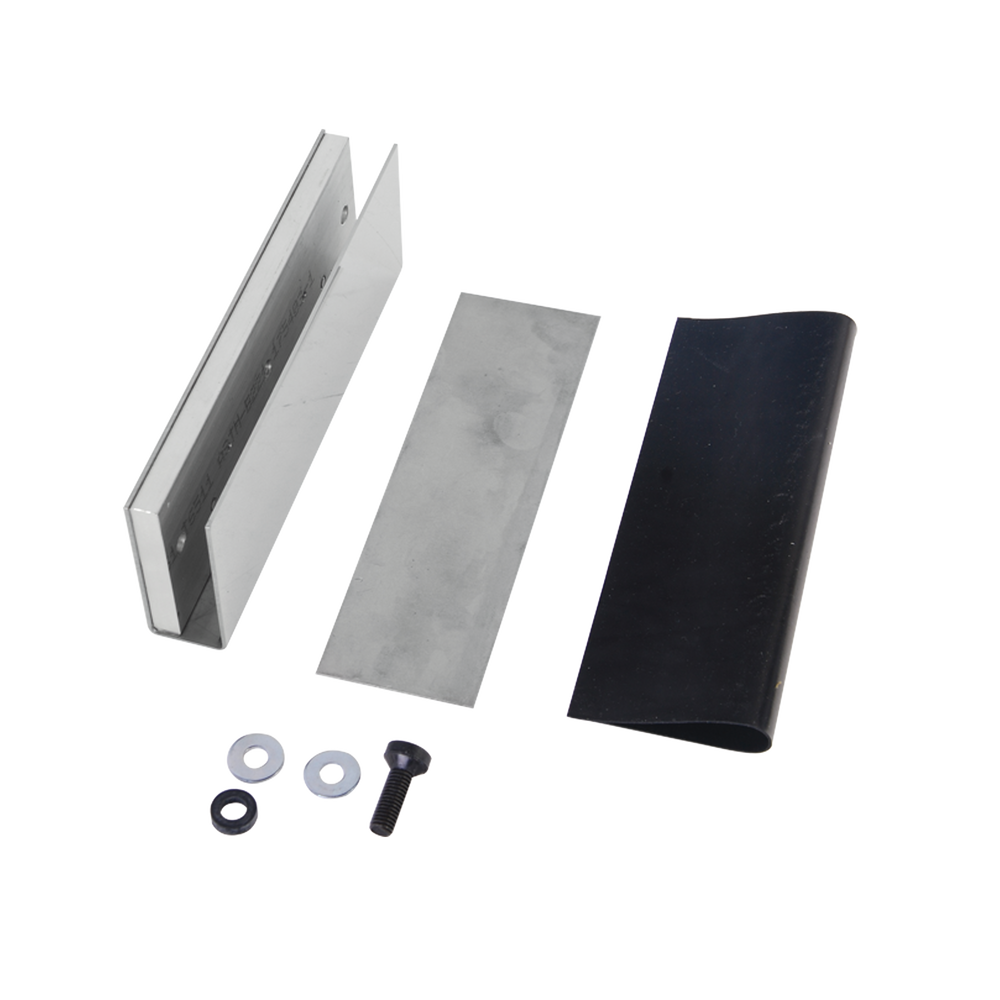 Montaje"U" para Puertas de Vidrio/ 1/2" de Grosor/Uso en chapa magnética de 600 y 1200 lbs/ Ajuste por Opresores GB-8112