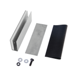 Montaje"U" para Puertas de Vidrio/ 1/2" de Grosor/Uso en chapa magnética de 600 y 1200 lbs/ Ajuste por Opresores GB-8112