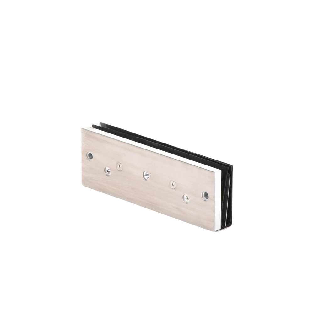 Montaje"U" para Puertas de Vidrio/ 1/2" de Grosor/Uso en chapa magnética de 600 y 1200 lbs/ Ajuste por Opresores GB-8112