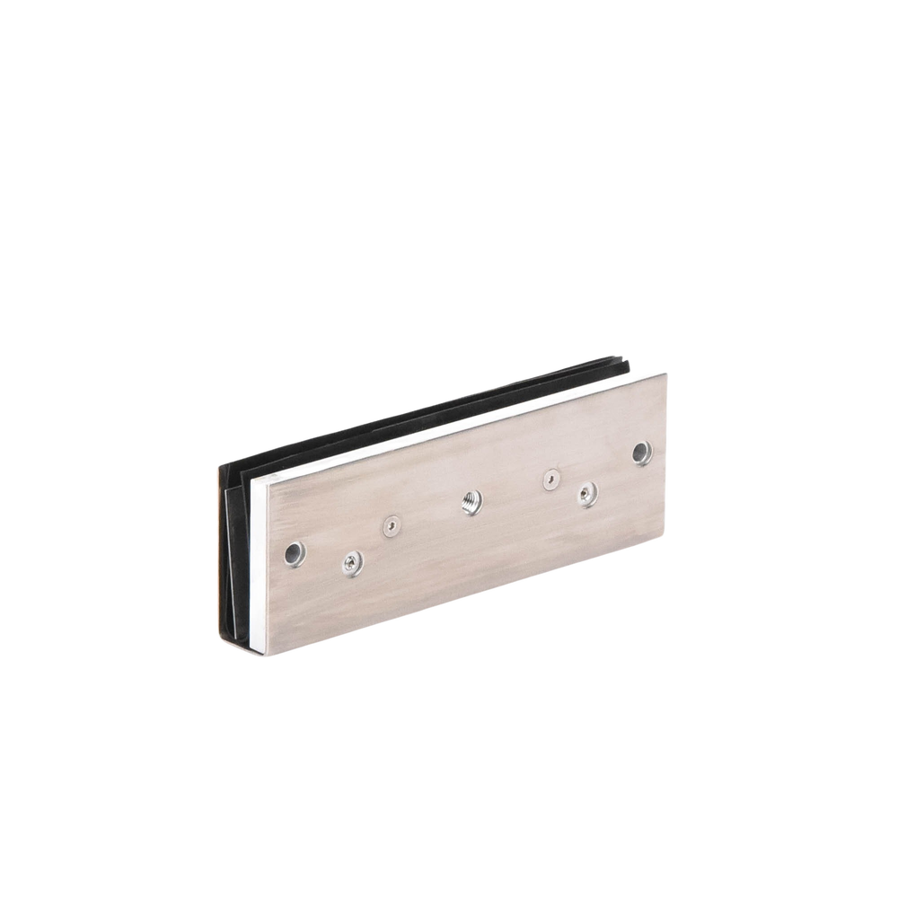 Montaje"U" para Puertas de Vidrio/ 1/2" de Grosor/Uso en chapa magnética de 600 y 1200 lbs/ Ajuste por Opresores GB-8112